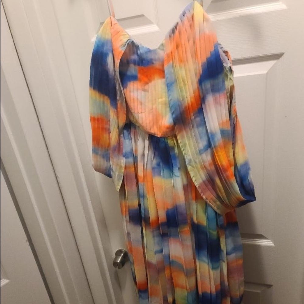 New Pleated Maxi Fashion Nova Dress